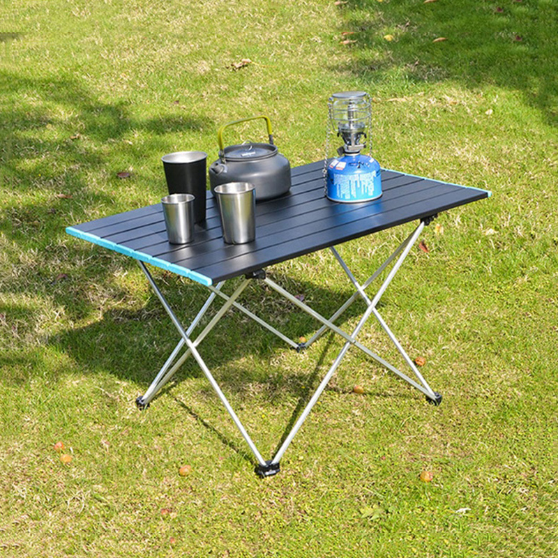 Indoor Picnic Folding Table Aluminum Alloy Fishing Table Camping Chair - Image 2